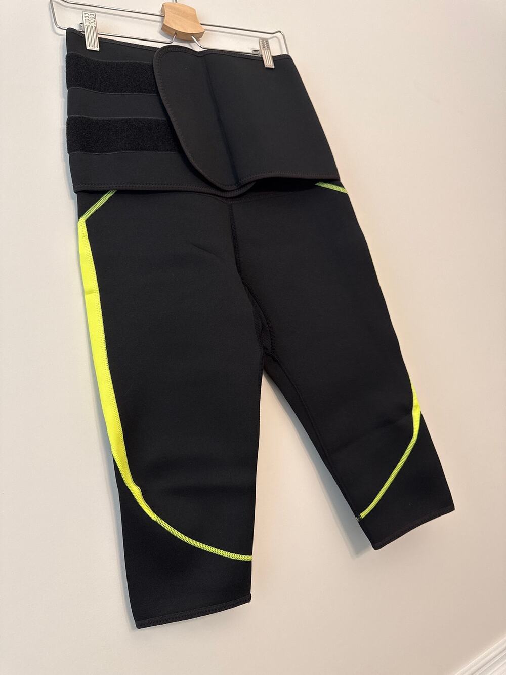 Neoprene Sweat Shorts High Waist Trainer Sz M